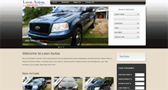Desktop Screenshot of leonautos.com